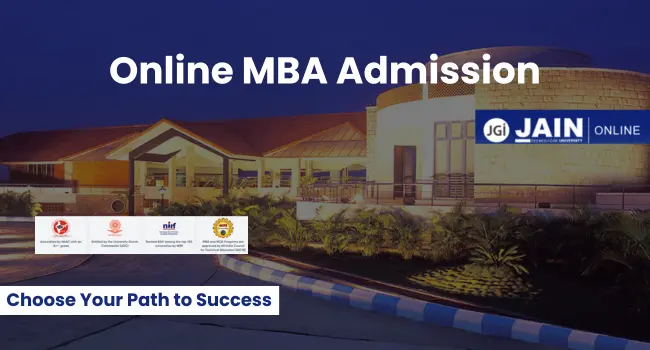 Jain Online MBA admission