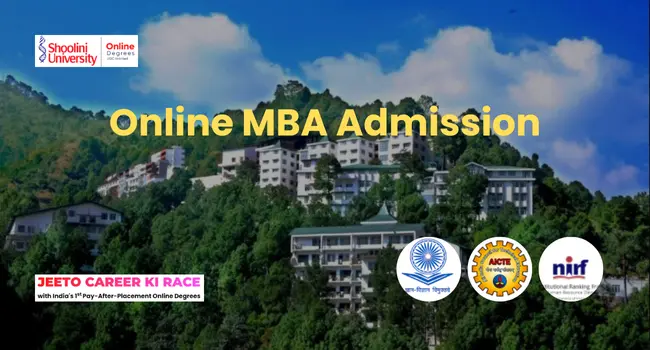 shoolini university Online MBA admission