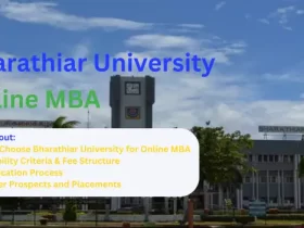 Bharathiar University online mba