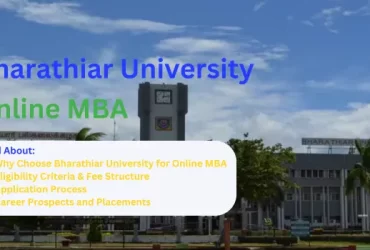 Bharathiar University online mba