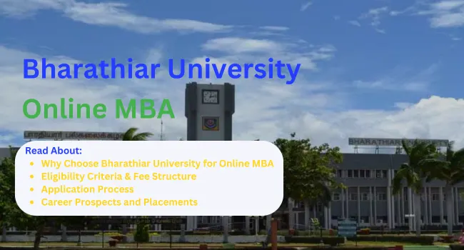 Bharathiar University online mba